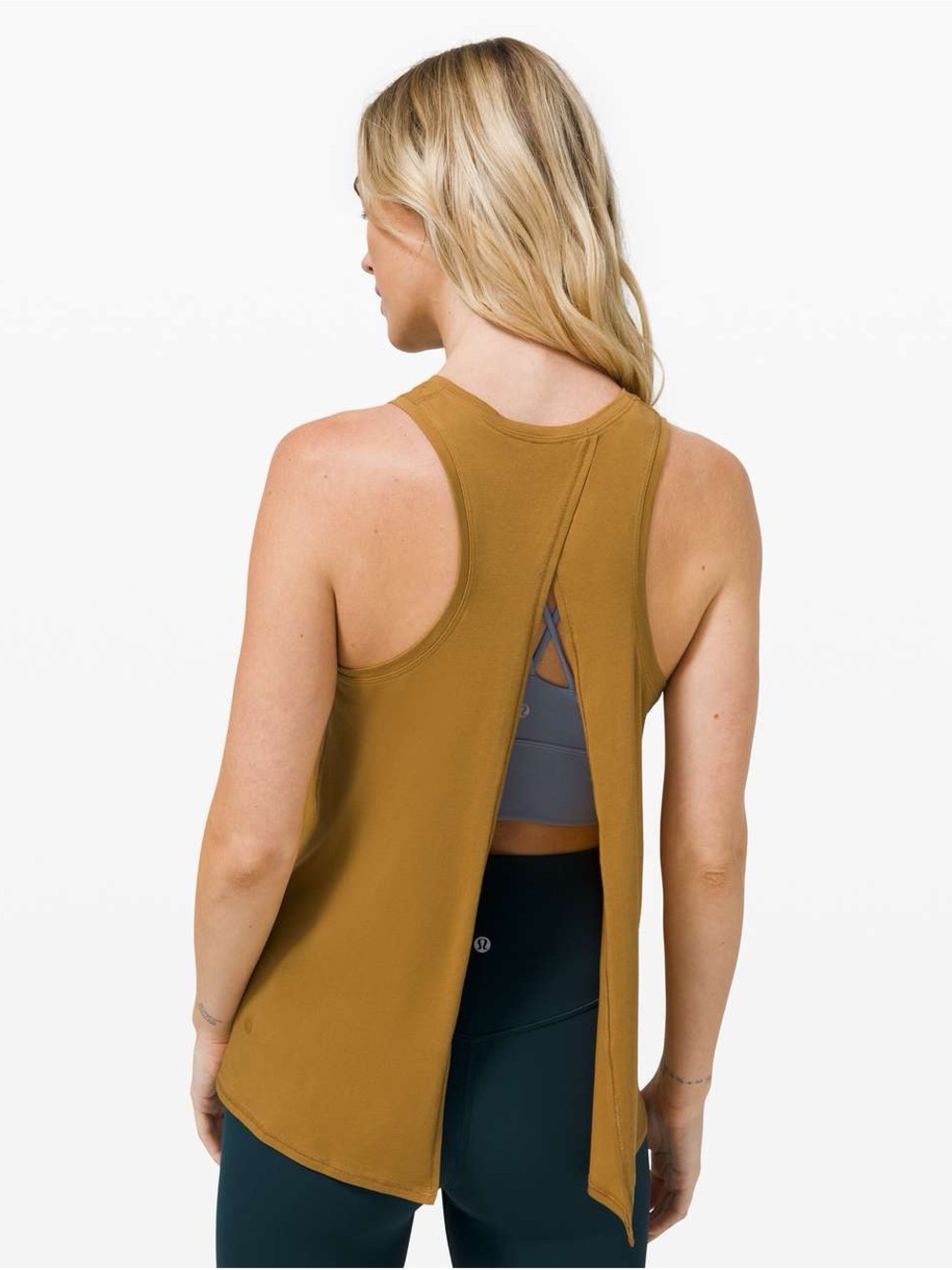 Lululemon All Tied Up Tank in Spiced Bronze Color